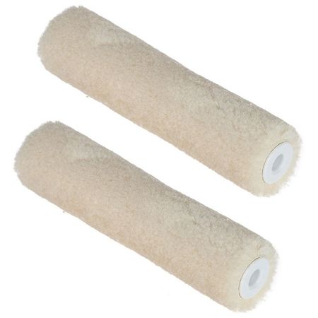 комплект валиков 2шт ACCURATE велюр 110мм ворс 5мм отв. 6мм, арт.18131105