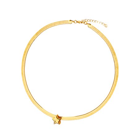 DÉJÀ VU Колье Overflowing Star Necklace - Gold