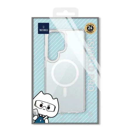 Чехол-накладка Wiwu iShield Pro Magsafe для Samsung Galaxy S25 Ultra пластиковый (прозрачный)