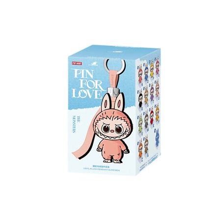 Мягкая игрушка POP MART Брелок-игрушка THE MONSTERS Labubu Pin for Love N-Z