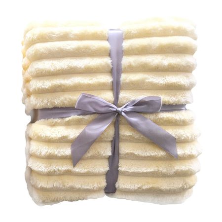 плед TODELIA 220х240см светло-желтый, арт.EDSF01LY