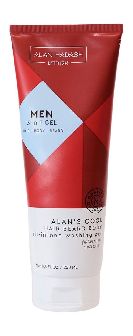 Alan Hadash Men Alan's Cool All-in-One Washing Gel alan lee lord of the rings sketchbook the