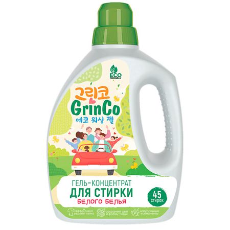 Гель для стирки GRINCO Гель-концентрат для стирки белого белья