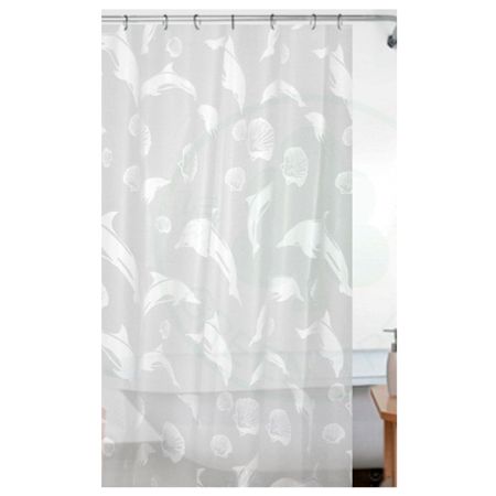 занавеска для ванной OFELIS дельфины 180х180см peva