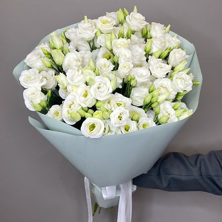 Букет живых цветов ELEVEN FLOWERS Букет Нежная эустома