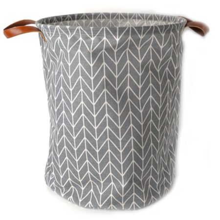 корзина для белья TODELIA Komira 390х390х480мм полиэстер/хлопок/ПВХ серая носки неон желтые 35х39 хлопок полиэстер 12 mianhan 202505 s45