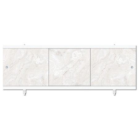 экран под ванну МЕТАКАМ Монолит-М 168см мрамор белый