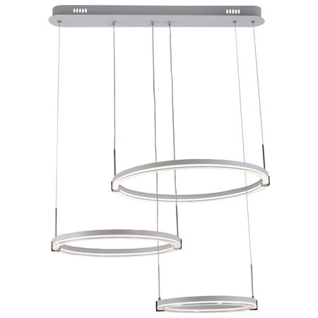 люстра подвесная светодиодная SCHAFFNER Storia 132Вт пластик металл белый карло альфьери итальянский xxi века карло альфьери тени далекого лета carlo alfieri la storia segreta di julia wodianer