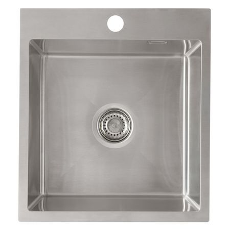 мойка врезная Юкинокс Практика 450х500х200мм с выпуском брашированная школьная библиотека доказательная практика отечественная и зарубежная