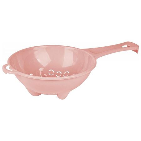 дуршлаг PLAST TEAM Оrganiq 20см пластик пудра