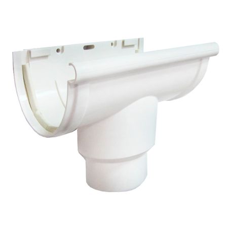 воронка желоба IMPLAST универсальная центральная G130/80, 80/100 мм белая