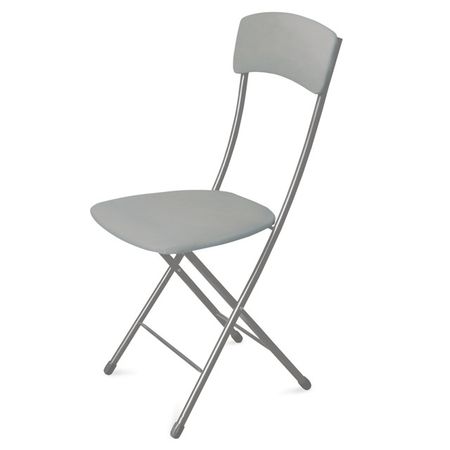 стул складной Ника 2 ССН2 930х395х545мм искусственная кожа темно-серый