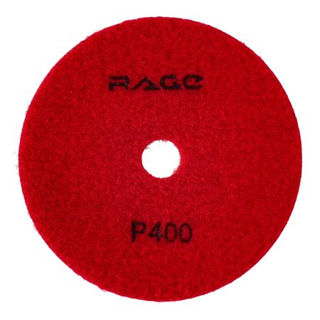 круг шлифовальный алмазный гибкий АГШК RAGE by VIRA Р400 100мм сухое шлифование