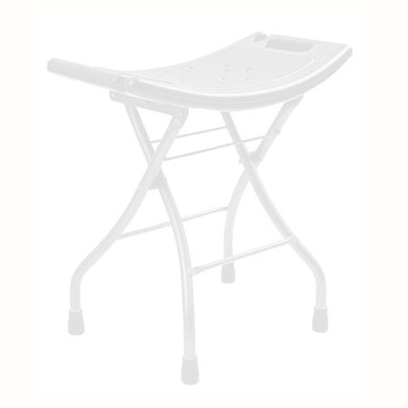 стул складной в ванну ССВ1 520х320х525 белый