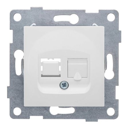 розетка компьютерная GUSI Ugra RJ45 одинарная белый
