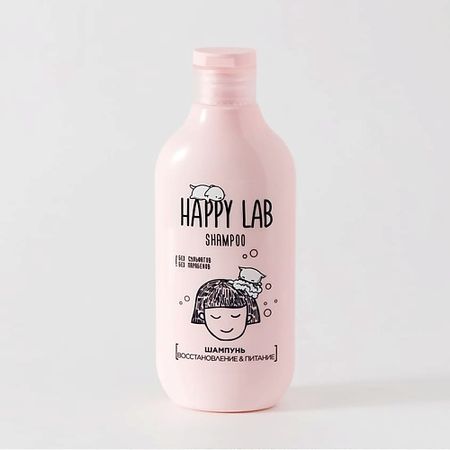 Шампунь для волос HAPPY LAB Шампунь восстановление и питание