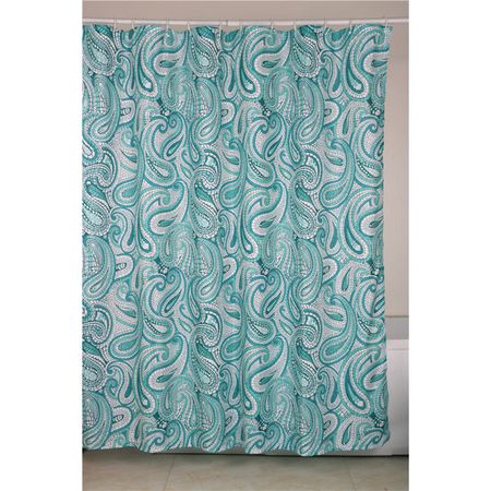 занавеска для ванной VITARTA 180х180см полиэстер голубая