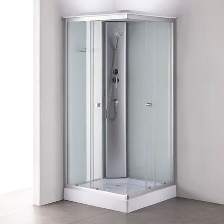 кабина душевая OFELIS 90x90x215см низкий поддон валерий шитуев танцы на битом стекле