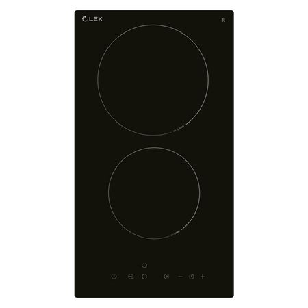 поверхность электрическая LEX EVH 320A BL 2 конфорки черный