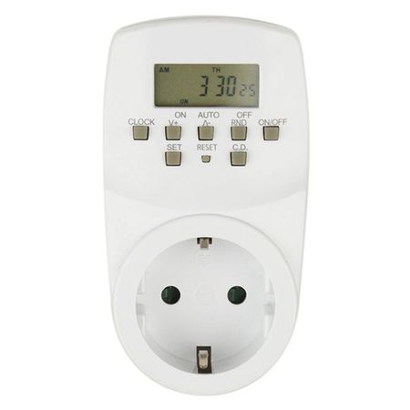 таймер электронный UNIEL для растений 1600Вт недельный белый