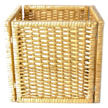 короб плетеный TODELIA Withers 320х320х340мм дерево бежевый