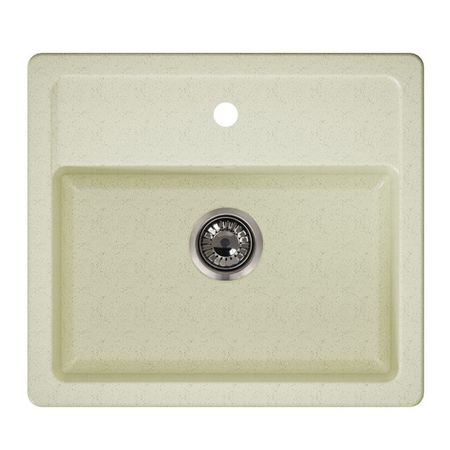 мойка URBATEC врезная квадратная 560х500х200мм мятный композит трафарет геометрических фигур луч