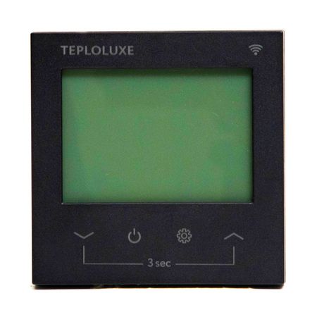 терморегулятор электронный ТЕПЛОЛЮКС Pontus WiFi черный IP31