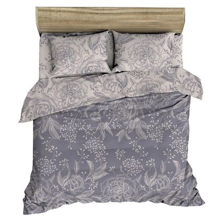 постельное белье евро PICASSA Bouquet перкаль 2 нав.50х70см, арт.BOUQUET_ЕВРО_345