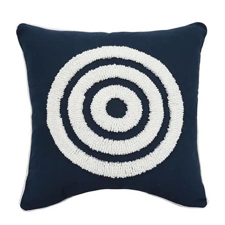 наволочка декоративная TODELIA Центр 45х45см темно-синяя, арт. HPW0138A-A