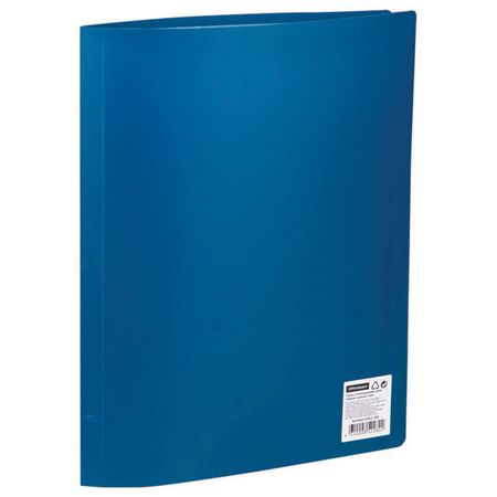 папка с 20 вкладышами OfficeSpace А4 17мм 400мкм пластик синяя