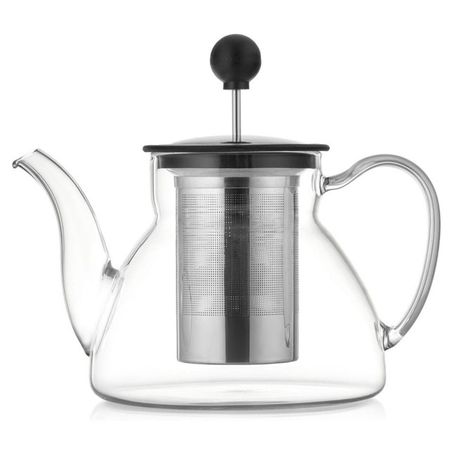 чайник заварочный WALMER Queen 800мл стекло, нерж.сталь, пластик, силикон
