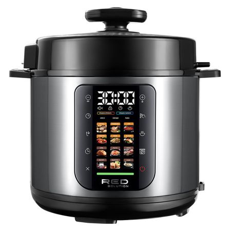 мультиварка-скороварка RED SOLUTION PM4000 1000Вт 6л черный книга для записи рецептов итадакимас
