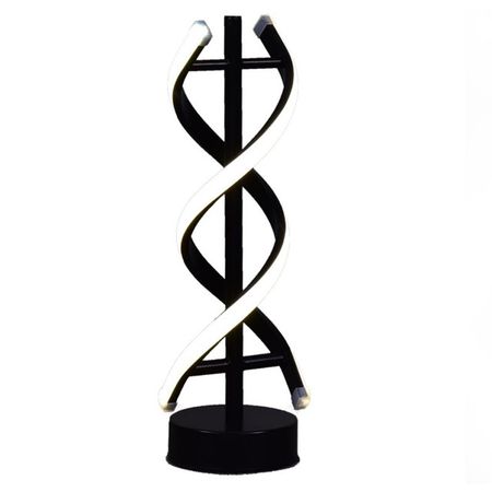 лампа настольная РОССВЕТ Стихия 2х20Вт LED металл черный екатерина митич петербургская стихия