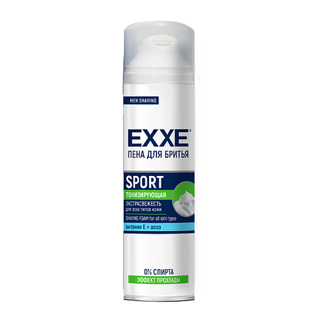 Пена для бритья EXXE MEN Пена для бритья SPORT тонизирующая