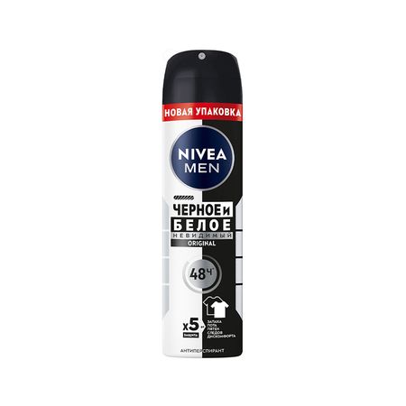 Део-спрей муж. NIVEA MEN ЧЕРНОЕ И БЕЛОЕ Невидимый Original 150 мл александр печерский черное солнце