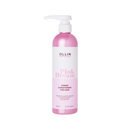 Кондиционер для волос OLLIN PROFESSIONAL PINK DREAM тонирующий розовый 500 мл