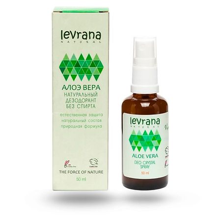 Дезодорант-спрей LEVRANA Дезодорант натуральный Алоэ Вера Aloe Vera Deo Crystal Spray