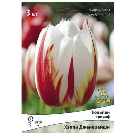 луковицы растений  тюльпан триумф Хэппи Дженерейшн 3 шт. 10/11