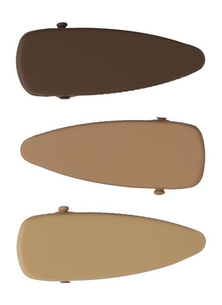 Kosmoshtuchki Hair Clips Beige Wide