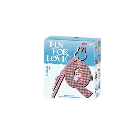 Мягкая игрушка POP MART Брелок-игрушка THE MONSTERS LABUBU Letters Pin for Love N-Z