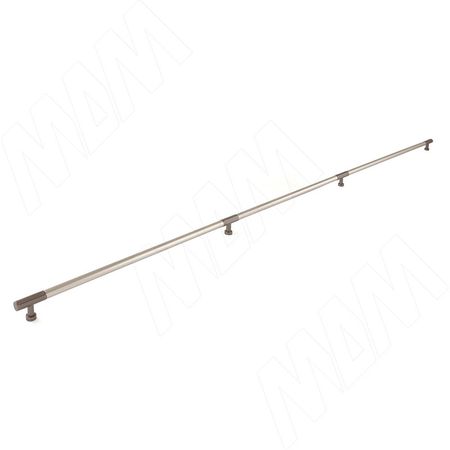 Ручка-рейлинг 1800мм никель матовый/бронза alucover (WMN.884.1800.6BG7)