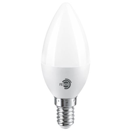 лампа светодиодная FEBOX 15Вт Е14 4000К 1450Лм 220В свеча