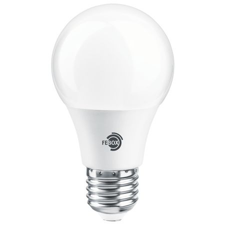 лампа светодиодная FEBOX 10Вт Е27 2700К 750Лм 220В груша