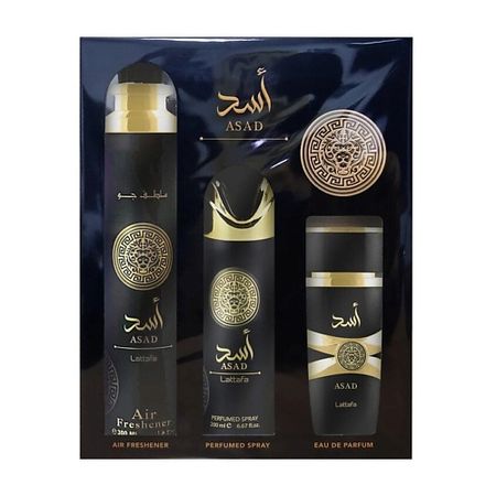 Набор парфюмерии LATTAFA Парфюмерный набор парфюм+освежитель воздуха +спрей
