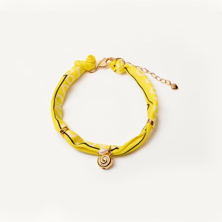 HOLLY JUNE Анклет Bandana Anklet - Yellow