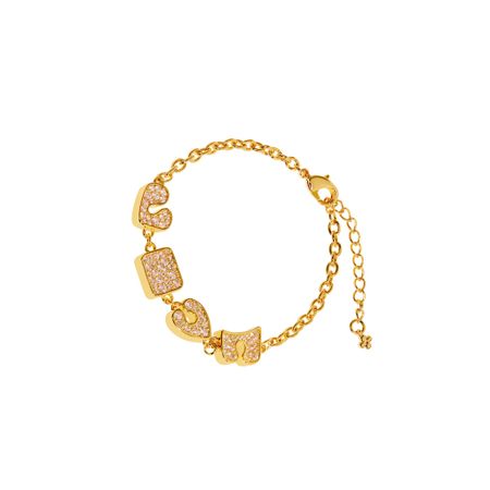 VIVA LA VIKA Браслет Hippie Love Bracelet - Gold