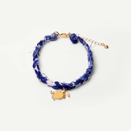 HOLLY JUNE Анклет Braded Bandana Anklet - Blue