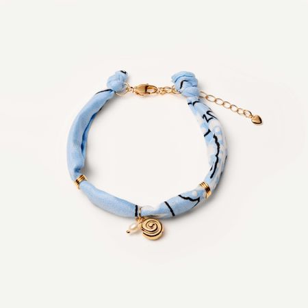HOLLY JUNE Анклет Bandana Anklet - Light Blue