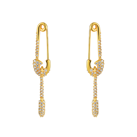 VIVA LA VIKA Серьги Geared Pin Earrings - Gold