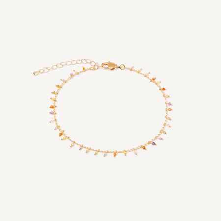 HOLLY JUNE Анклет Multi Quartz Chain Anklet - Gold